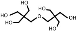 ジペンタエリストール(CAS 126-58-9)の構造式