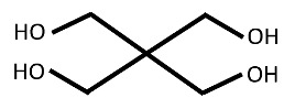 ペンタエリスリトール(CAS 115-77-5)の構造式
